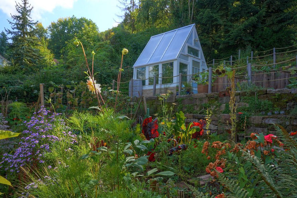 Kas in de tuin van grove.eco