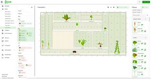 Freie Beetplanung in der Draufsicht